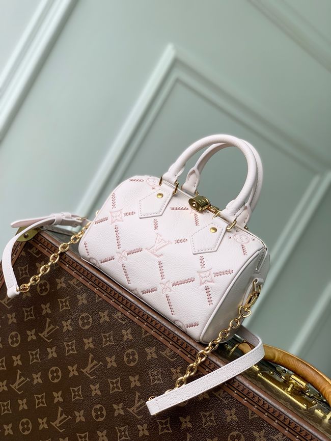 Louis Vuitton Speedy Bandouliere 20 M28529 Light Bliss Couture Louis Vuitton Speedy Bandouliere 20 M28529 Light Bliss Couture