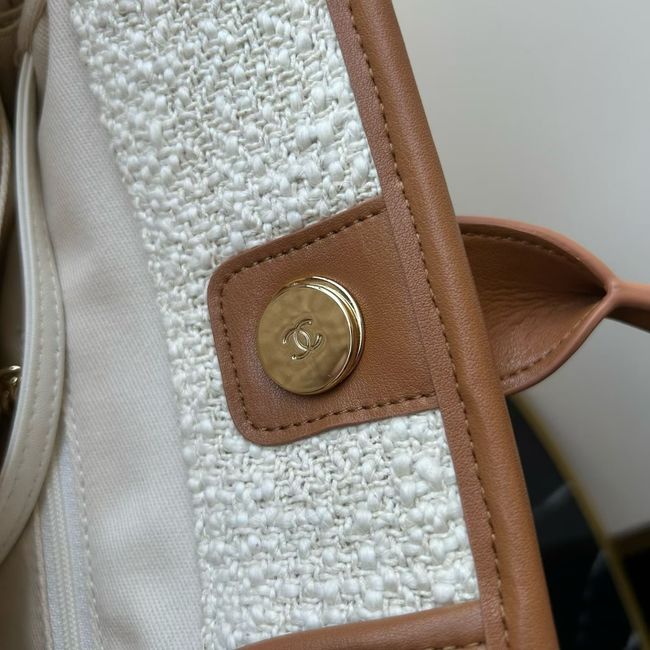 CHANEL Shopping Bag AS3251 white&Apricot CHANEL Shopping Bag AS3251 white&Apricot