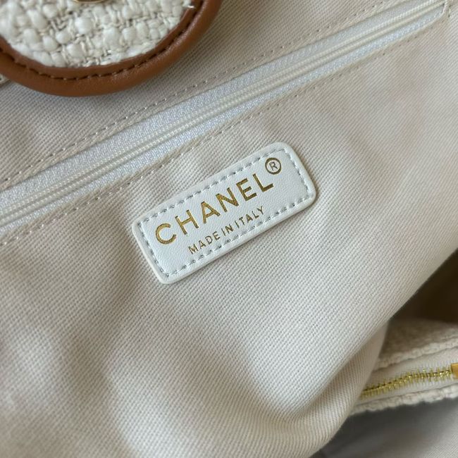 CHANEL Shopping Bag AS3251 white&Apricot CHANEL Shopping Bag AS3251 white&Apricot