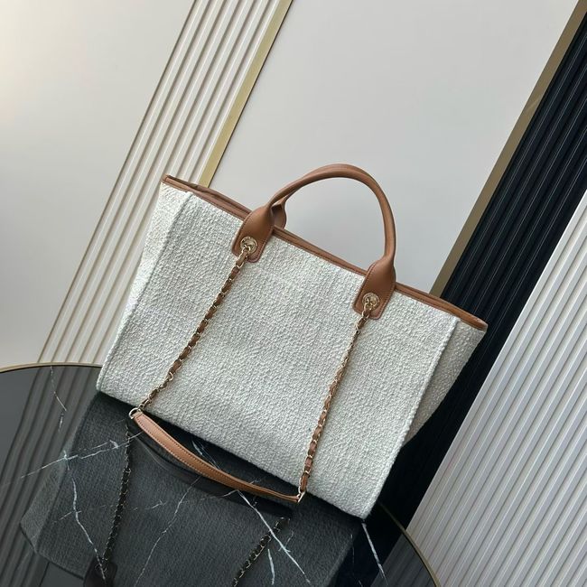 CHANEL Shopping Bag AS3251 white&Apricot CHANEL Shopping Bag AS3251 white&Apricot