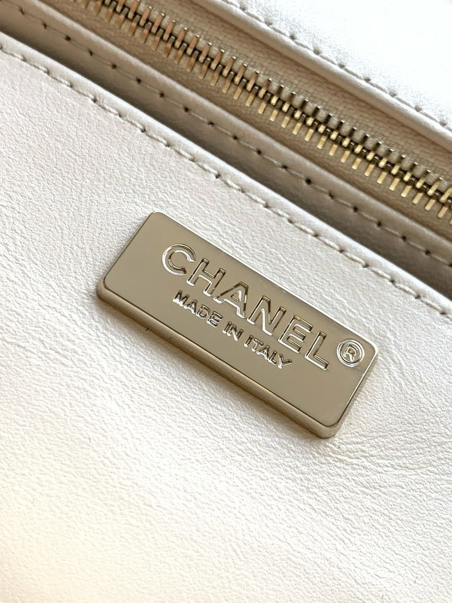 Chanel Small Flap Bag Embroidery AS4561 cream