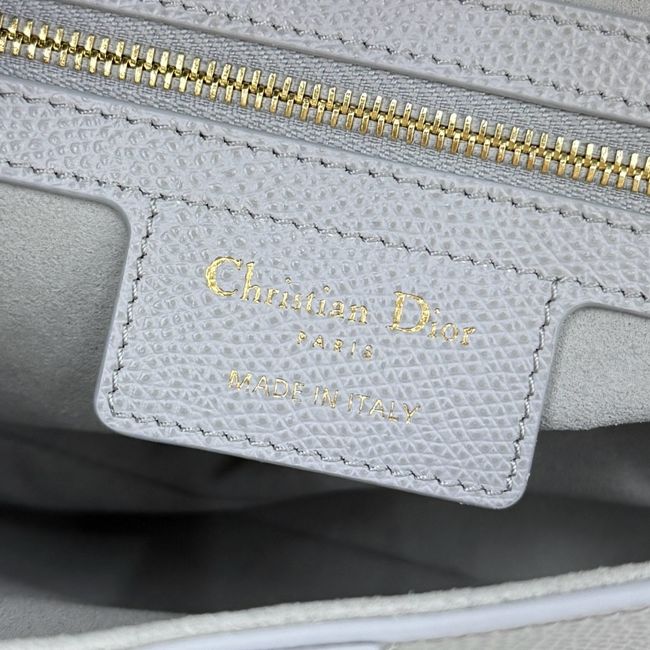 Dior Saddle Bag with Strap Saddle Grained Calfskin M0455CBAA ice blue Dior Saddle Bag with Strap Saddle Grained Calfskin M0455CBAA ice blue