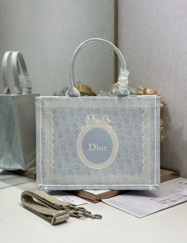 Medium Dior Book Tote with Strap M1354PEH-3