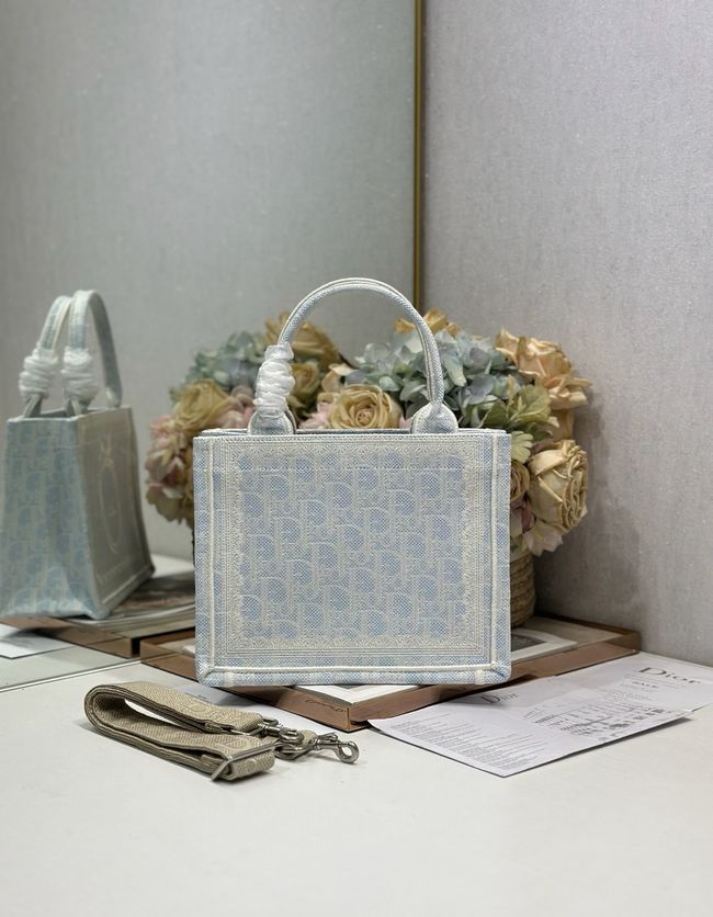 Small Dior Book Tote with Strap M1404PE-3