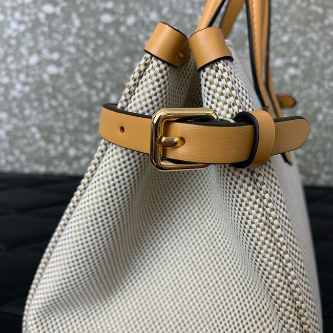 VALENTINO GARAVANI ANTIBES small Canvas leather bag WB0R20 tobacco VALENTINO GARAVANI ANTIBES small Canvas leather bag WB0R20 tobacco