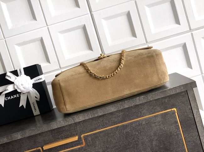 CHANEL Maxi Flapbag AS5640 Dark Beige