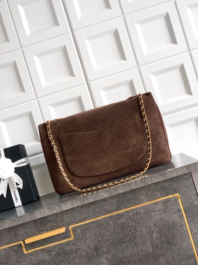CHANEL Maxi Flapbag AS5640 Dark Brown CHANEL Maxi Flapbag AS5640 Dark Brown