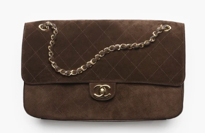 CHANEL Maxi Flapbag AS6281 Dark Brown
