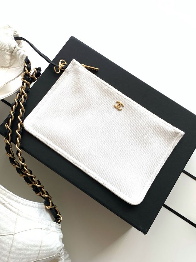 CHANEL Small Shopping Bag AS6191 white