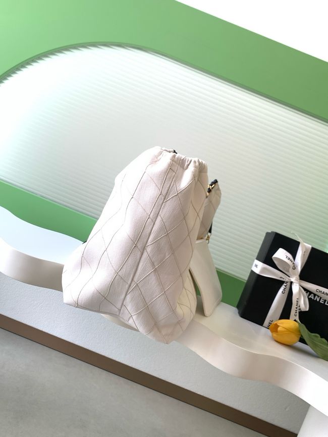 CHANEL Small Shopping Bag AS6191 white