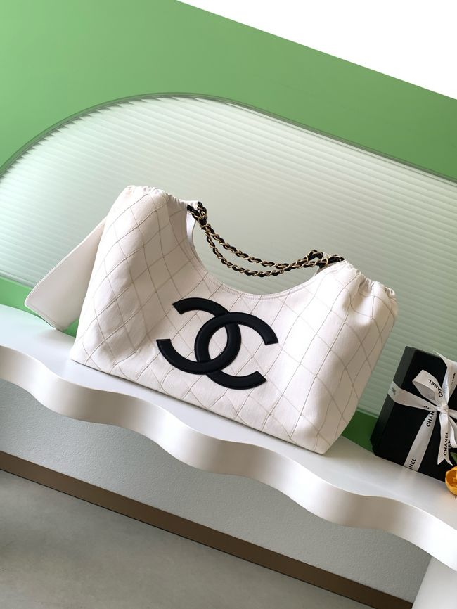CHANEL Small Shopping Bag AS6191 white