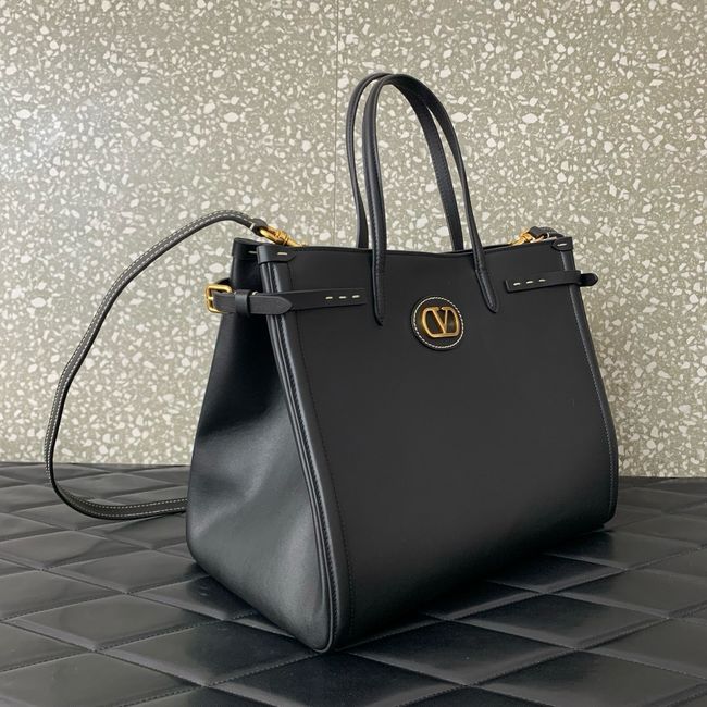 VALENTINO ANTIBES medium leather bag YB0D16 BLACK