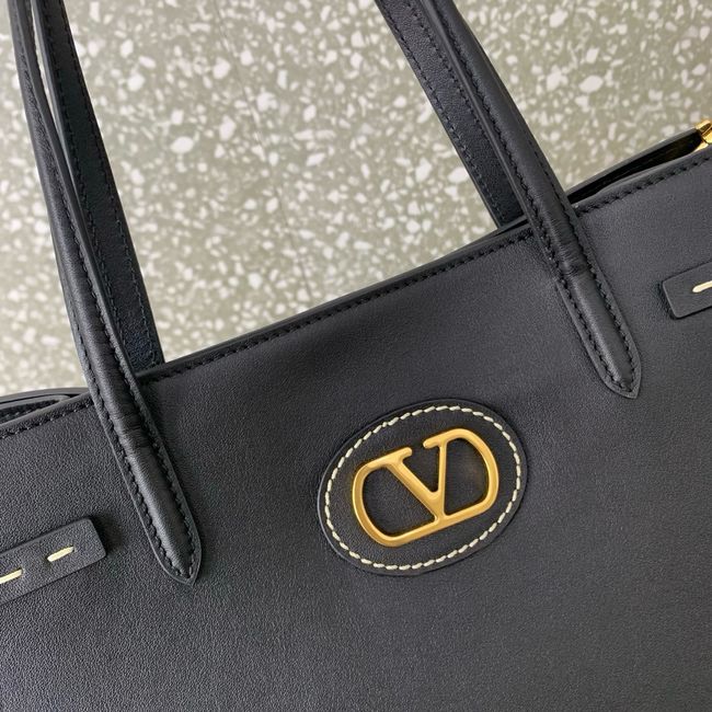 VALENTINO ANTIBES medium leather bag YB0D16 BLACK