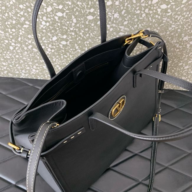 VALENTINO ANTIBES medium leather bag YB0D16 BLACK