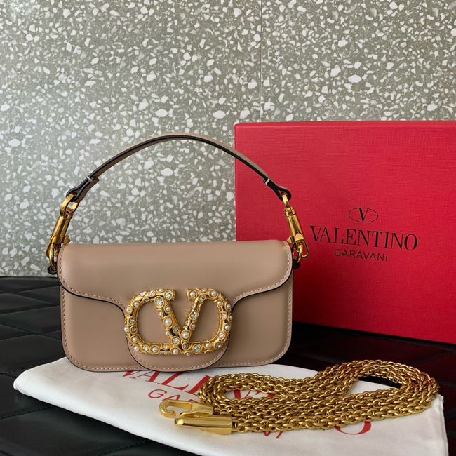 VALENTINO LOCO VLOGO SIGNATURE Small Leather bag WB0K53 PINK VALENTINO LOCO VLOGO SIGNATURE Small Leather bag WB0K53 PINK