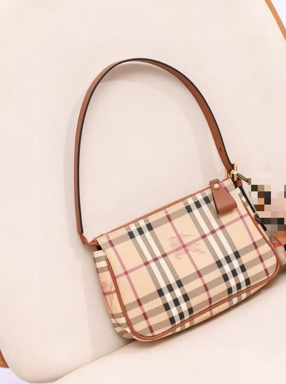 BurBerry Leather Shoulder Bag 80112 Brown
