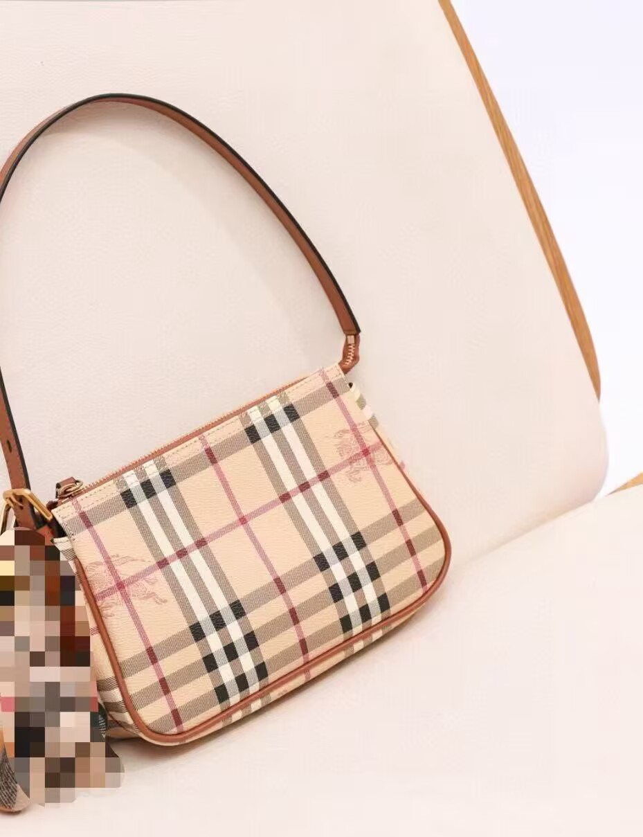 BurBerry Leather Shoulder Bag 80112 Brown