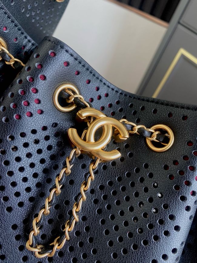 CHANEL 25 Mini Handbag AS5631 black