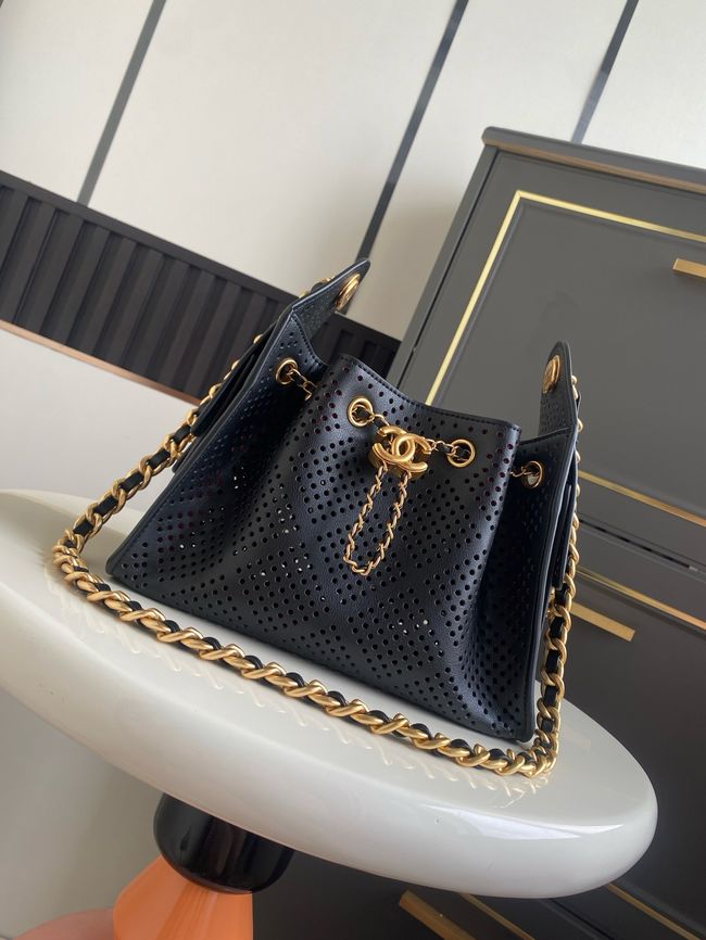 CHANEL 25 Mini Handbag AS5631 black