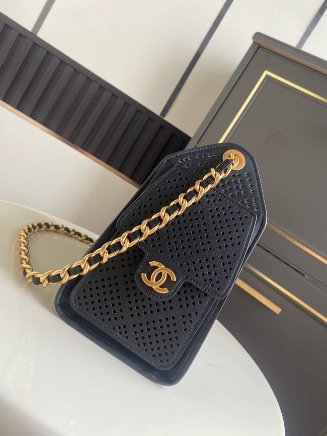 CHANEL 25 Mini Handbag AS5631 black