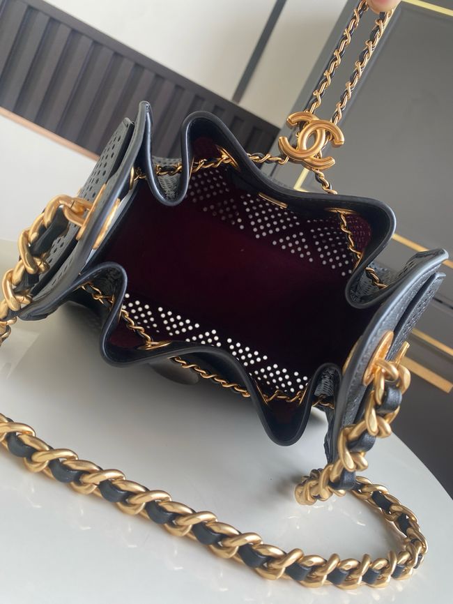 CHANEL 25 Mini Handbag AS5631 black