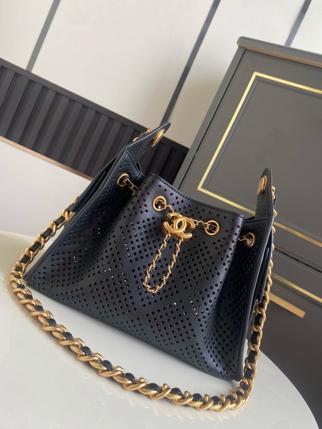 CHANEL 25 Mini Handbag AS5631 black