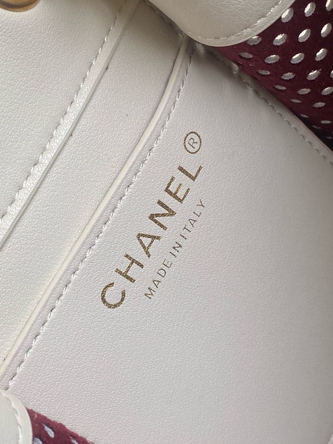 CHANEL 25 Mini Handbag AS5631 white