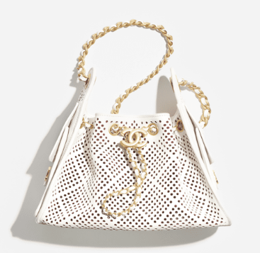 CHANEL 25 Mini Handbag AS5631 white