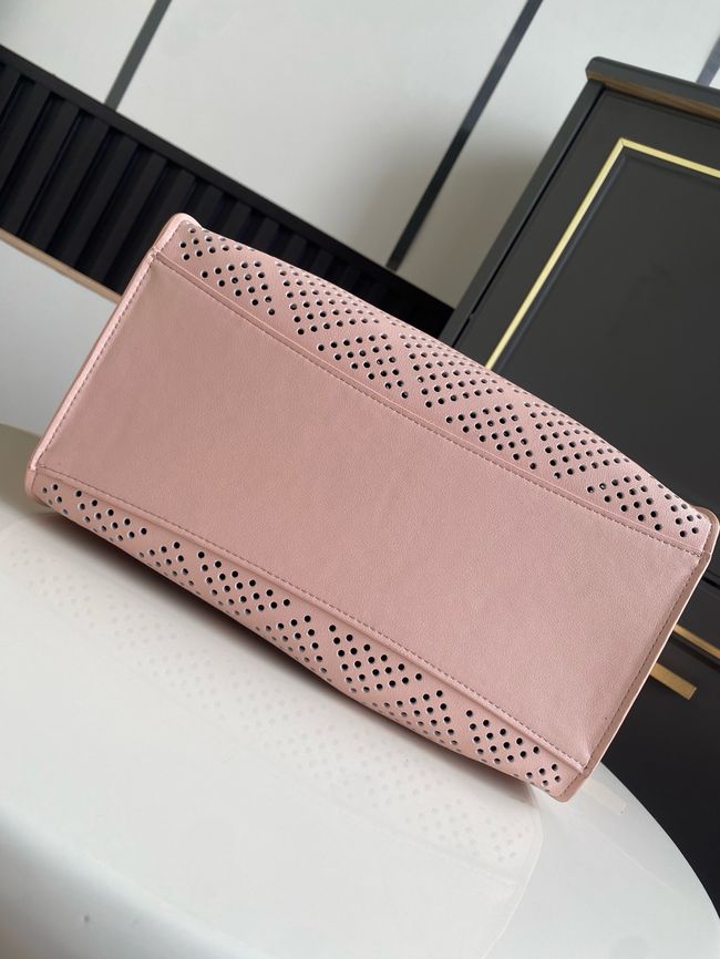 CHANEL 25 Small Handbag Perforated Calfskin AS5293 pink CHANEL 25 Small Handbag Perforated Calfskin AS5293 pink