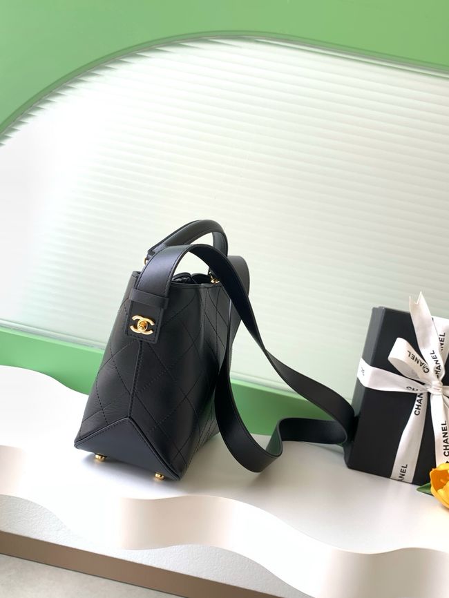 Chanel Lambskin Shoulder Bag AS6268 black Chanel Lambskin Shoulder Bag AS6268 black