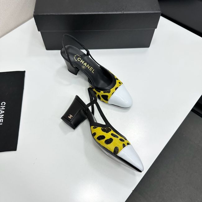 Chanel Slingbacks Lambskin & Mixed Fibers 65MM G31318-2