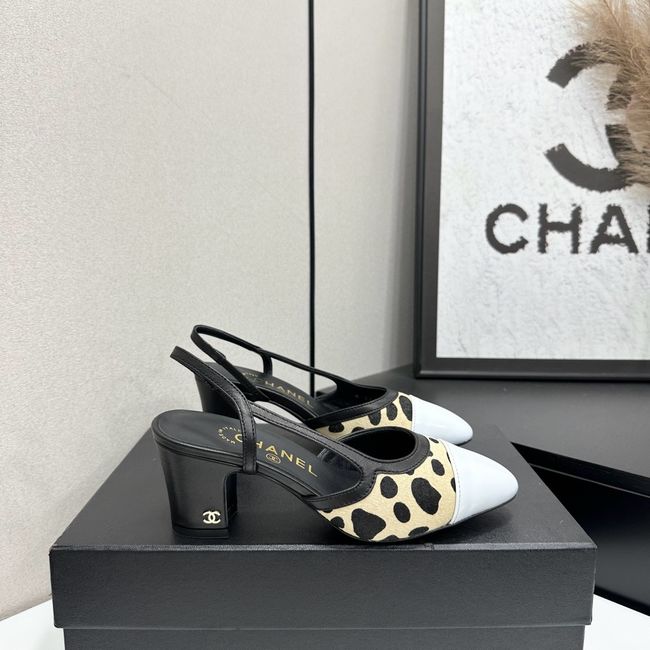Chanel Slingbacks Lambskin & Mixed Fibers 65MM G31318-3