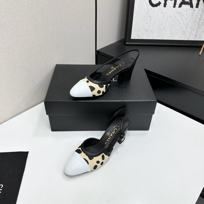 Chanel Slingbacks Lambskin & Mixed Fibers 65MM G31318-3