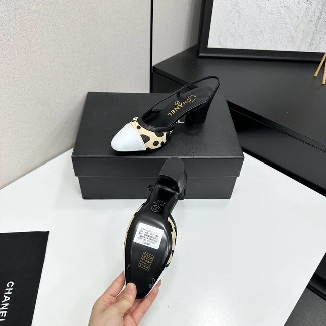 Chanel Slingbacks Lambskin & Mixed Fibers 65MM G31318-3