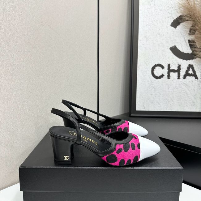 Chanel Slingbacks Lambskin & Mixed Fibers 65MM G31318-4