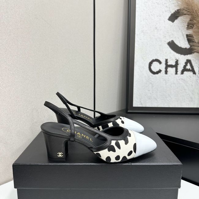 Chanel Slingbacks Lambskin & Mixed Fibers 65MM G31318-5