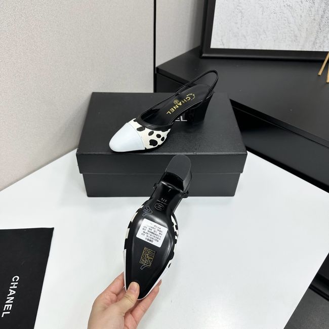 Chanel Slingbacks Lambskin & Mixed Fibers 65MM G31318-5