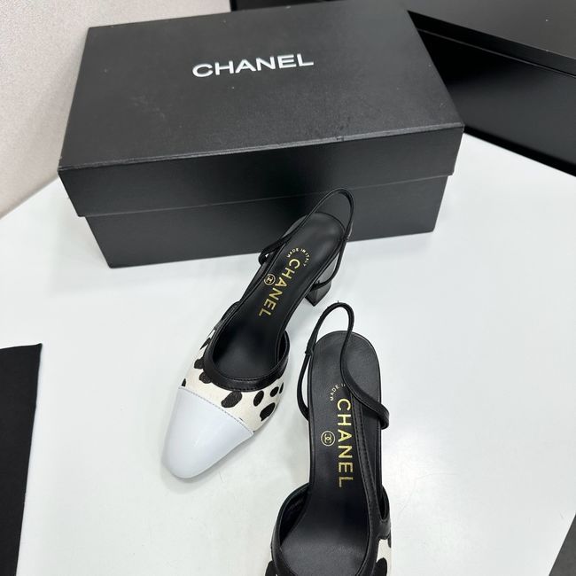 Chanel Slingbacks Lambskin & Mixed Fibers 65MM G31318-5