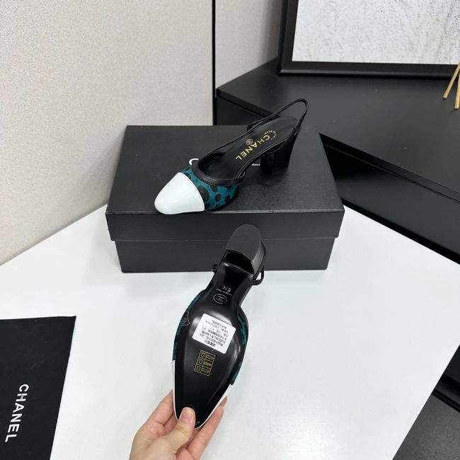 Chanel Slingbacks Lambskin & Mixed Fibers 65MM G31318-6