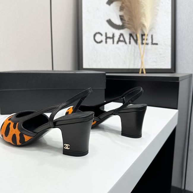 Chanel Slingbacks Lambskin & Mixed Fibers 65MM G31318-7