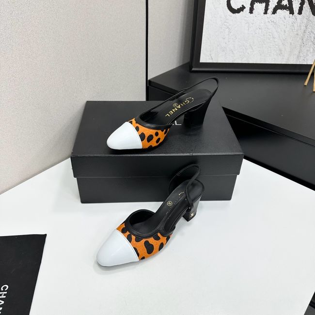 Chanel Slingbacks Lambskin & Mixed Fibers 65MM G31318-7