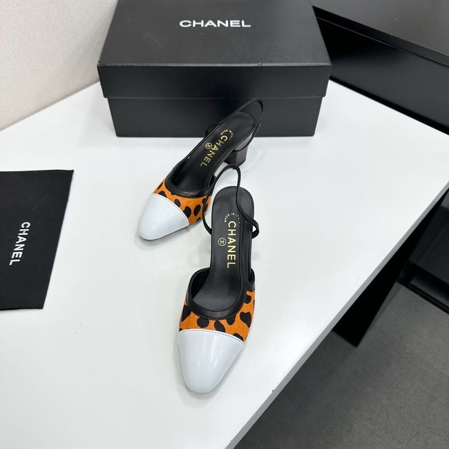 Chanel Slingbacks Lambskin & Mixed Fibers 65MM G31318-7