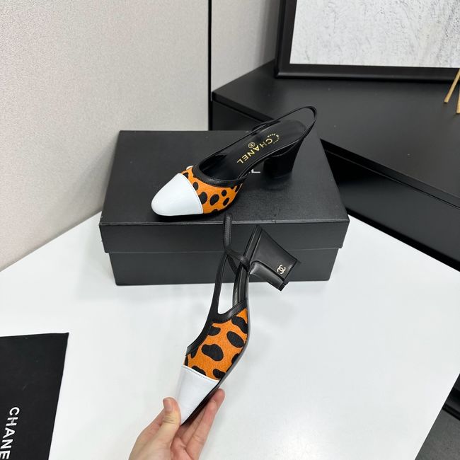 Chanel Slingbacks Lambskin & Mixed Fibers 65MM G31318-7