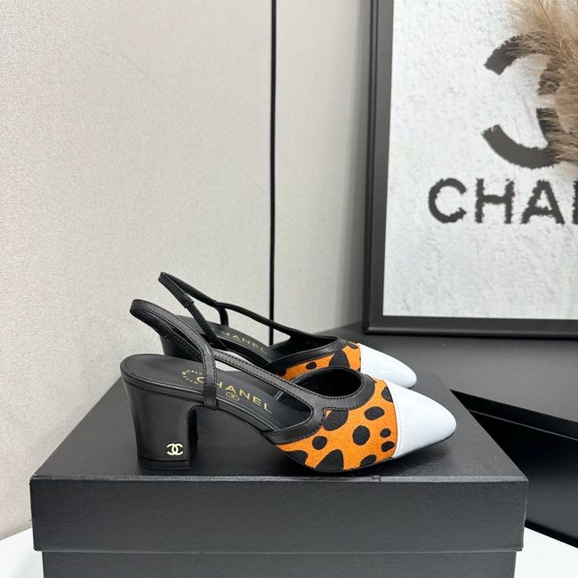 Chanel Slingbacks Lambskin & Mixed Fibers 65MM G31318-7