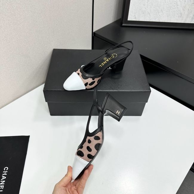 Chanel Slingbacks Lambskin & Mixed Fibers 65MM  G31318-1