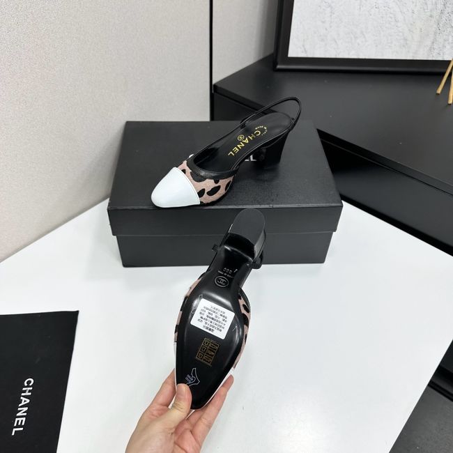 Chanel Slingbacks Lambskin & Mixed Fibers 65MM  G31318-1
