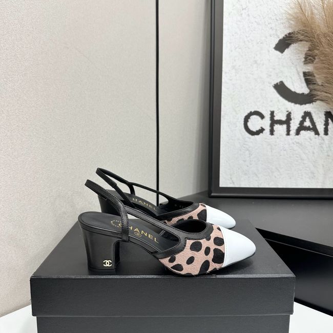 Chanel Slingbacks Lambskin & Mixed Fibers 65MM  G31318-1