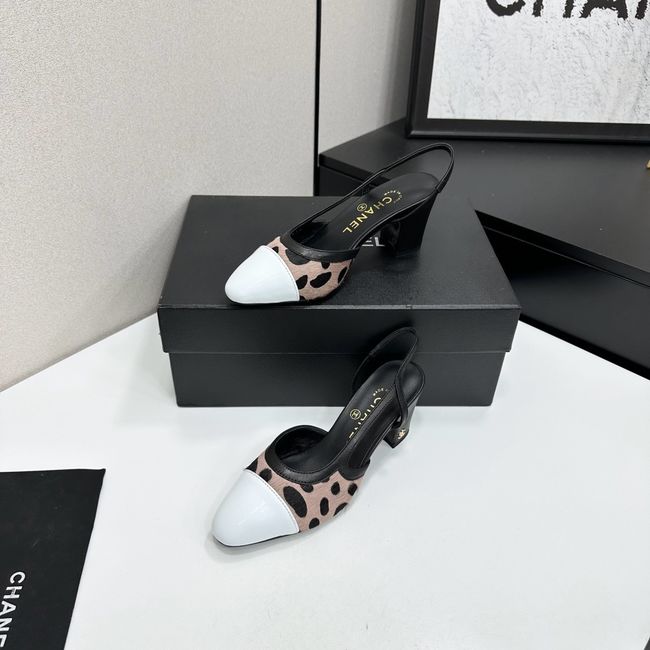 Chanel Slingbacks Lambskin & Mixed Fibers 65MM  G31318-1