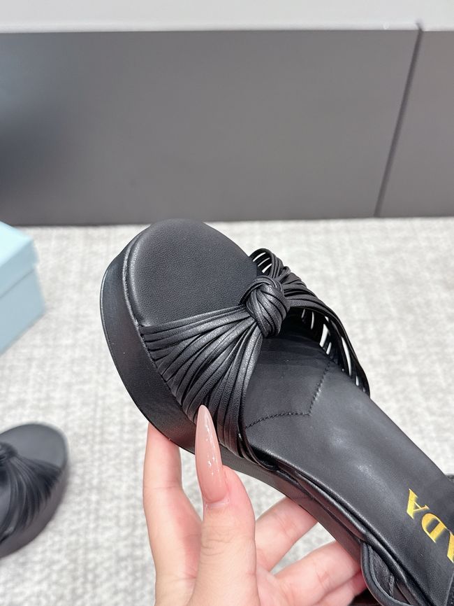 Prada Womens slide sandal 8.5CM 65046-4