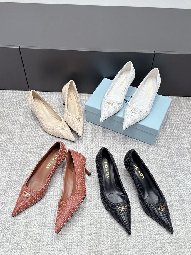Prada leather pumps 5.5CM 65048-1